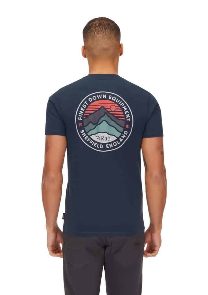 Rab Basecamp 3 Peak Tee Tempest Blue Rab