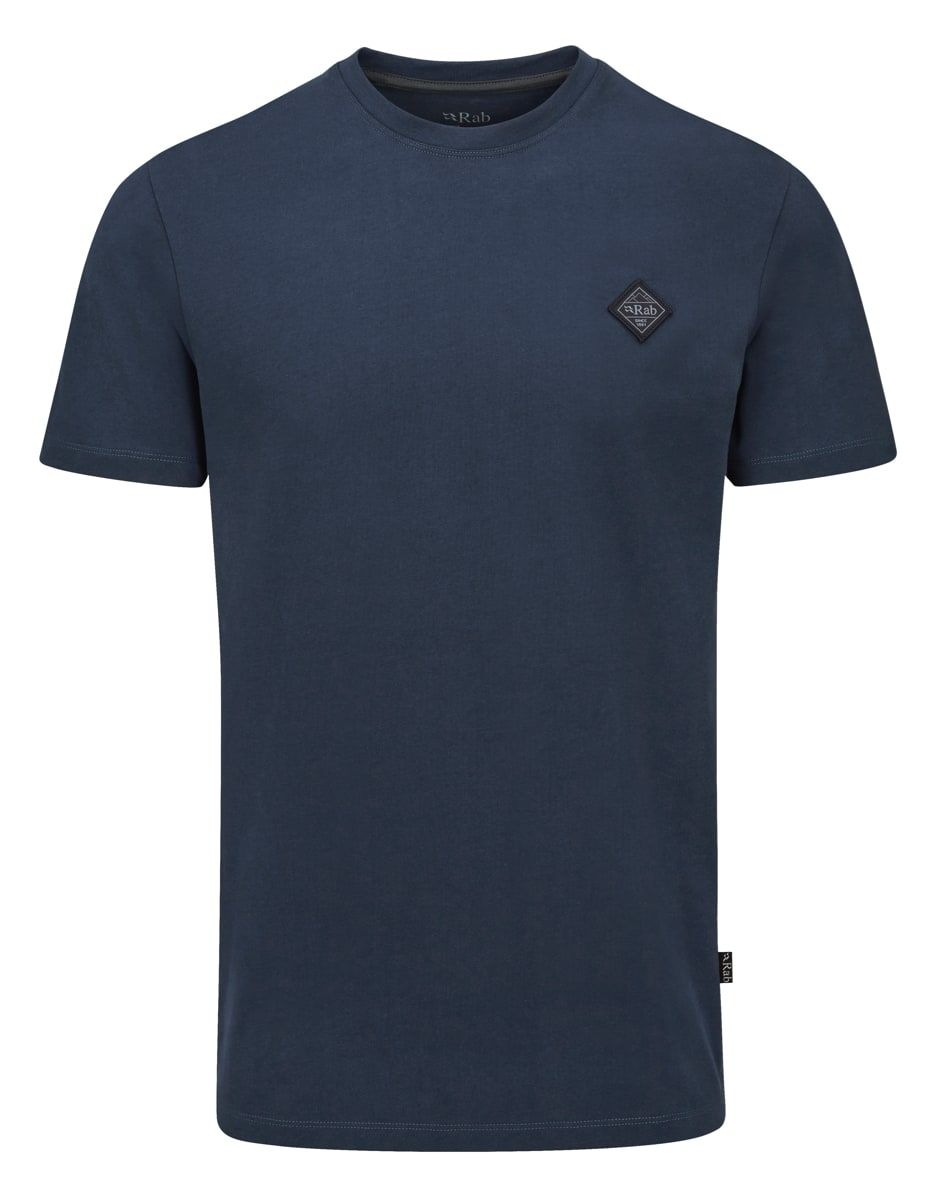 Rab Basecamp Logo Badge Tee Tempest Blue