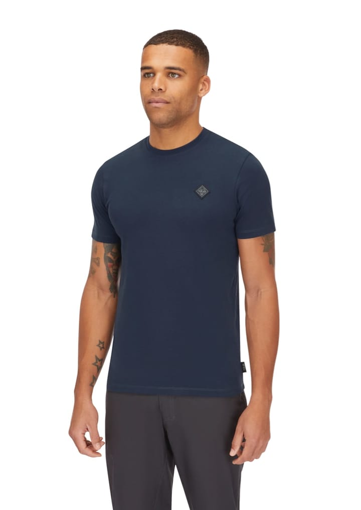 Rab Basecamp Logo Badge Tee Tempest Blue Rab