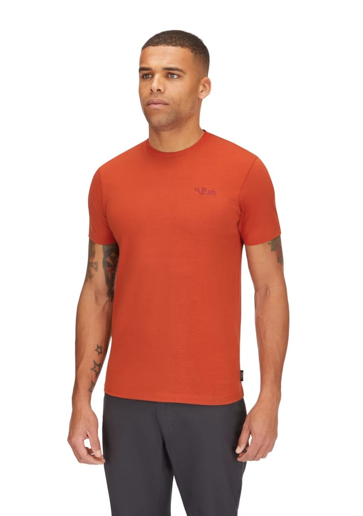 Rab Basecamp Logo Tee Red Clay Rab