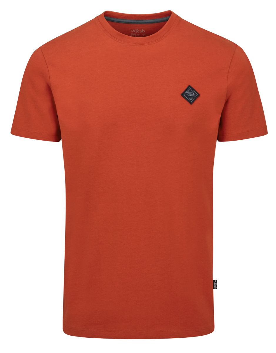 Rab Basecamp Logo Badge Tee Red Clay