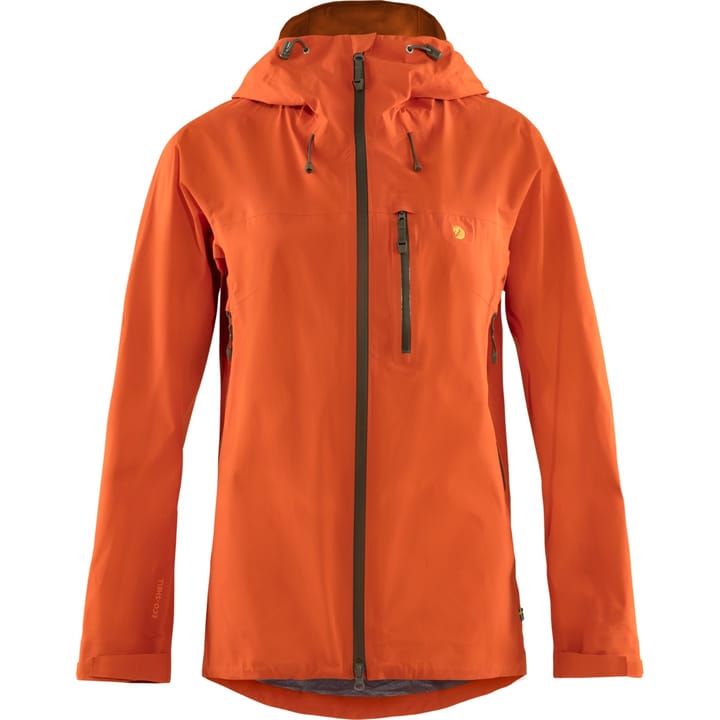 Fjällräven Women's Bergtagen Lite Eco-shell Jacket Hokkaido Orange Fjällräven