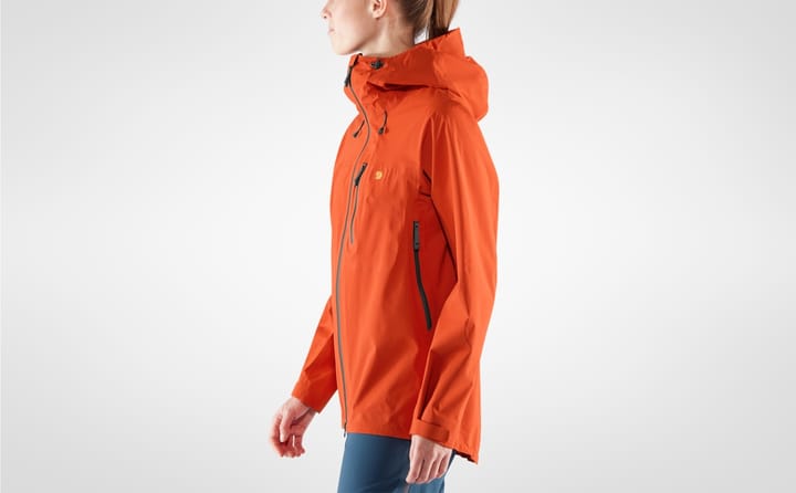 Fjällräven Women's Bergtagen Lite Eco-shell Jacket Mountain Blue Fjällräven