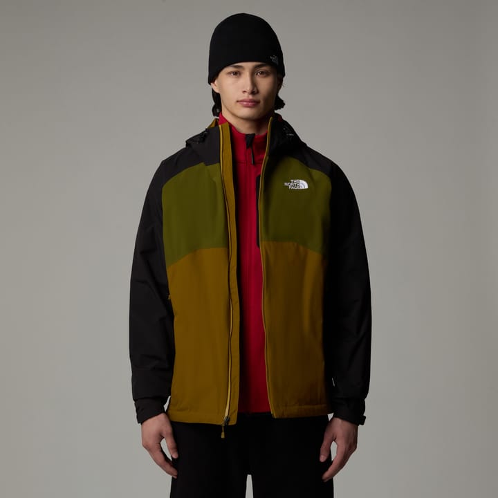 The North Face Men's Stratos Hooded Jacket Moss Green/Forest Olive/TNF Black The North Face