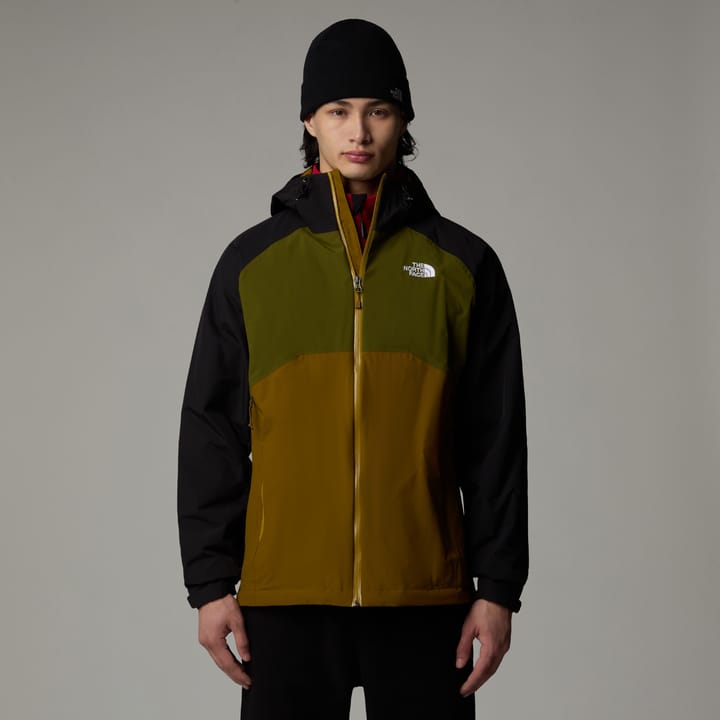 North face green black jacket best sale