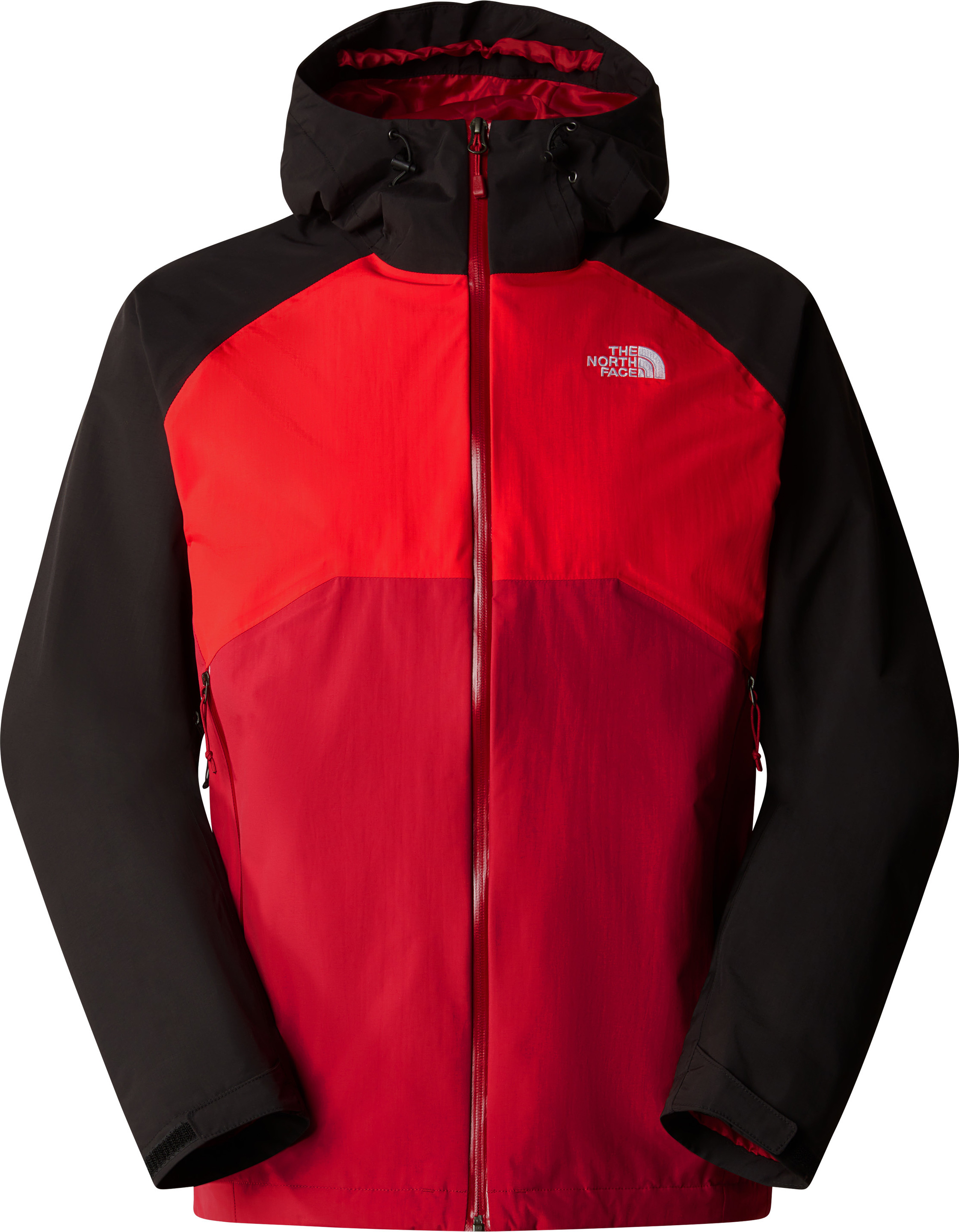 The North Face Men s Stratos Hooded Jacket Garnet Red High Risk Red TNF Black Buy The North Face Men s Stratos Hooded Jacket Garnet Red High Risk Red TNF Black here Outnorth