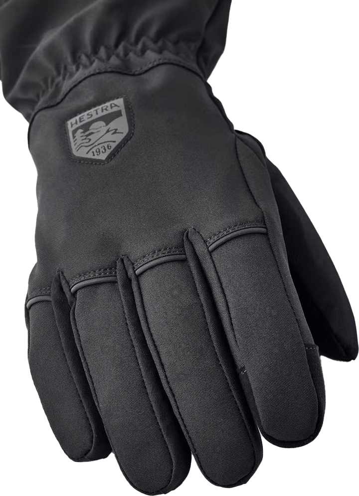 Hestra Czone Contact Gauntlet - 5 Finger Black Hestra