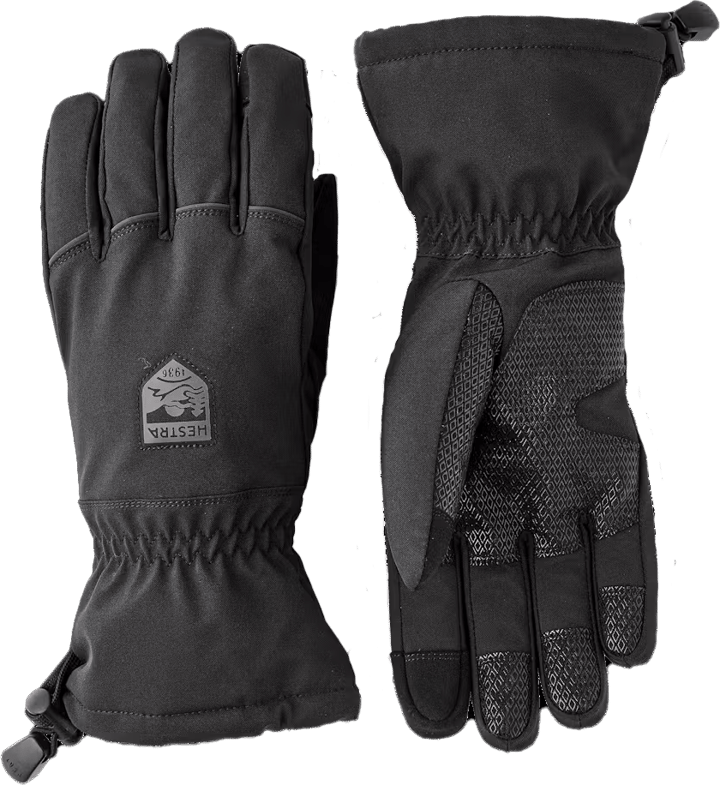 Hestra Czone Contact Gauntlet - 5 Finger Black Hestra