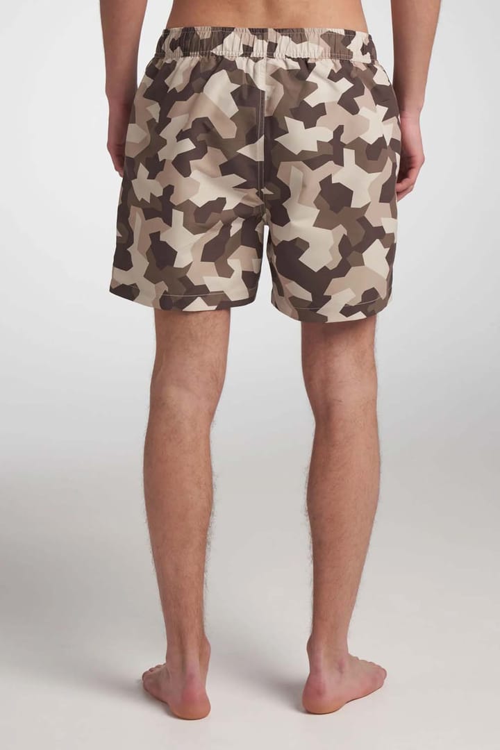 ColourWear Men's Volley Swim Shorts Camo Beige ColourWear