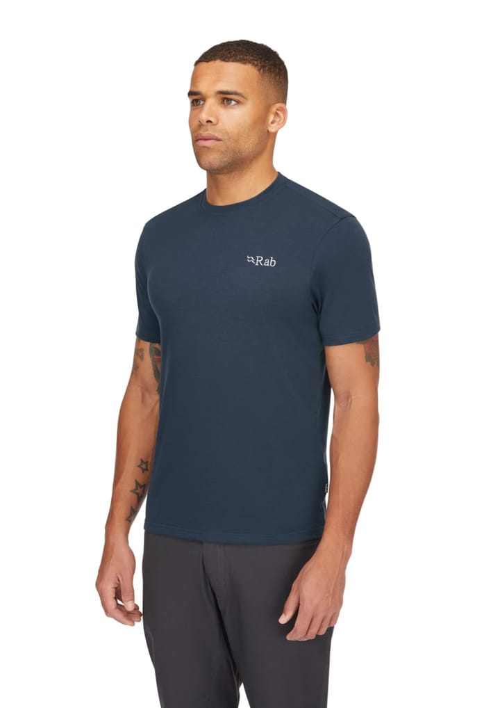 Rab Crimp Elevation Tee Tempest Blue Rab