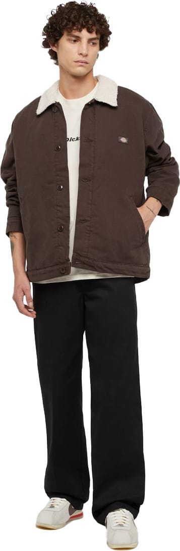 Dickies Men's Duck Canvas Deck Jacket Dark Brown Dickies