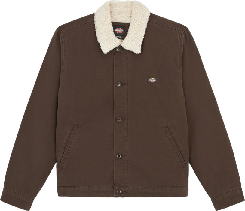 Dickies Men’s Duck Canvas Deck Jacket Dark Brown