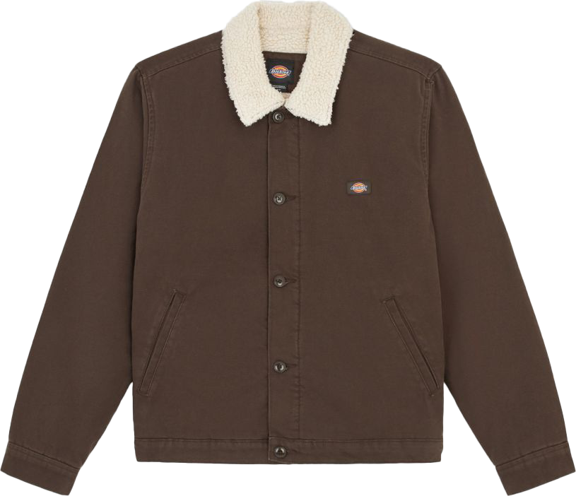 Dickies Men’s Duck Canvas Deck Jacket Dark Brown