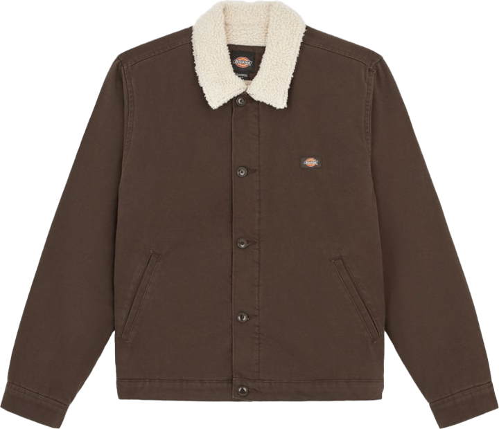 Dickies Men's Duck Canvas Deck Jacket Dark Brown Dickies