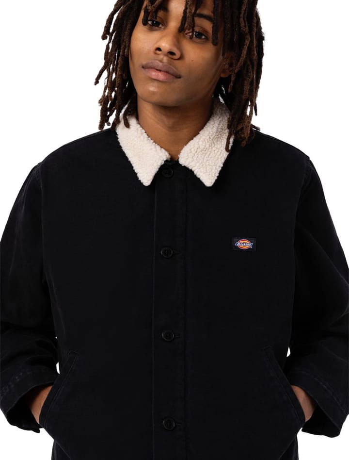 Dickies Men's Duck Canvas Deck Jacket Sw Black Dickies