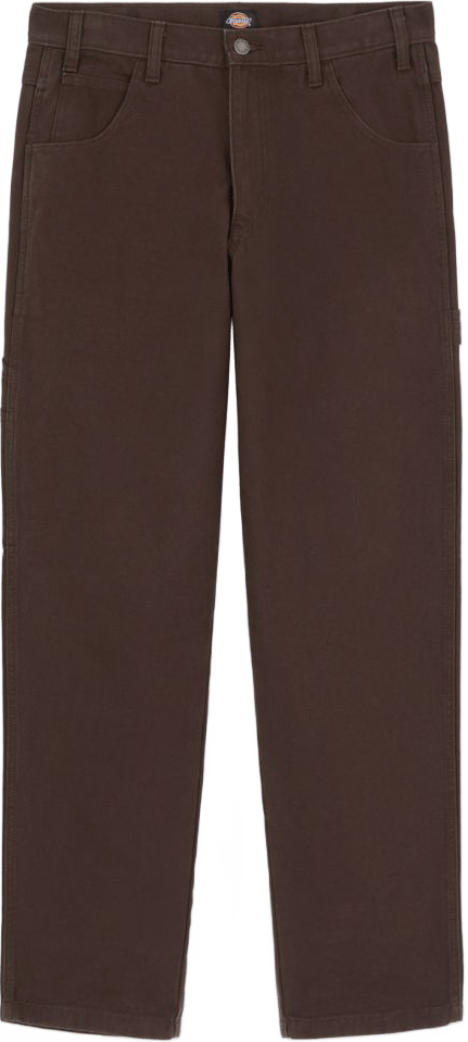 Men's Duck Canvas Carpenter Pants Dark Brown