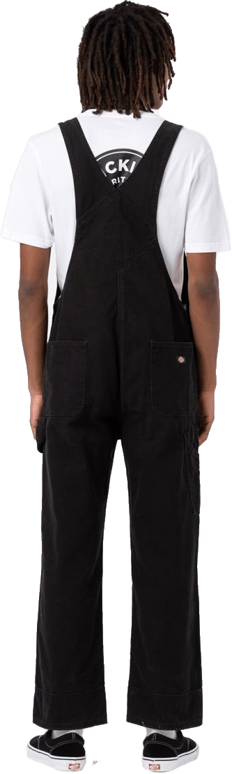 Dickies Men's Duck Canvas Bib Sw Black Dickies