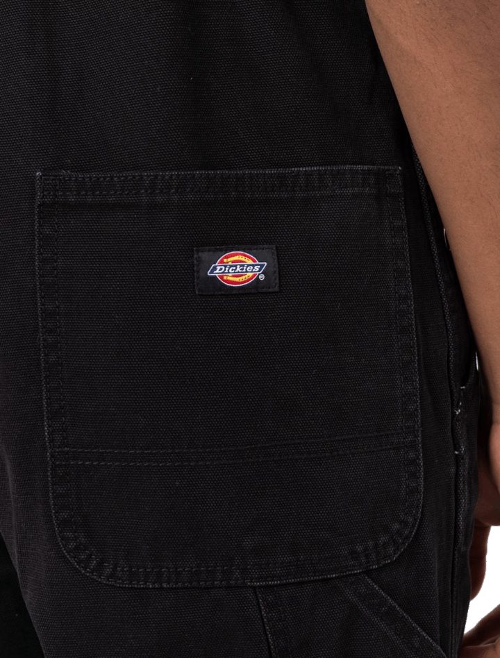 Dickies Men's Duck Canvas Bib Sw Black Dickies