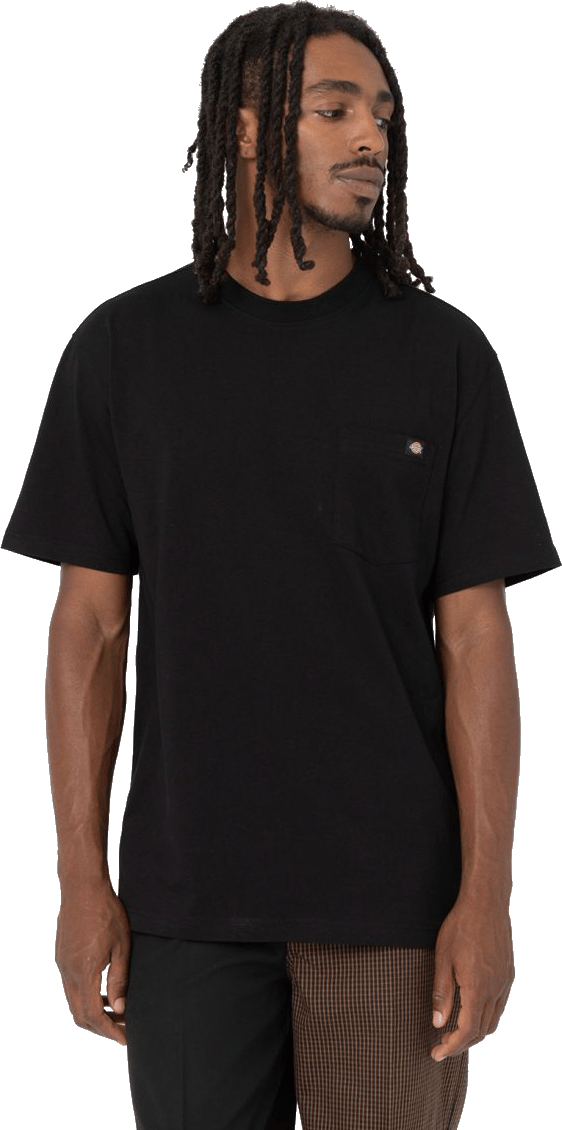 Dickies Men's Luray Short Sleeve Pocket Tee Black