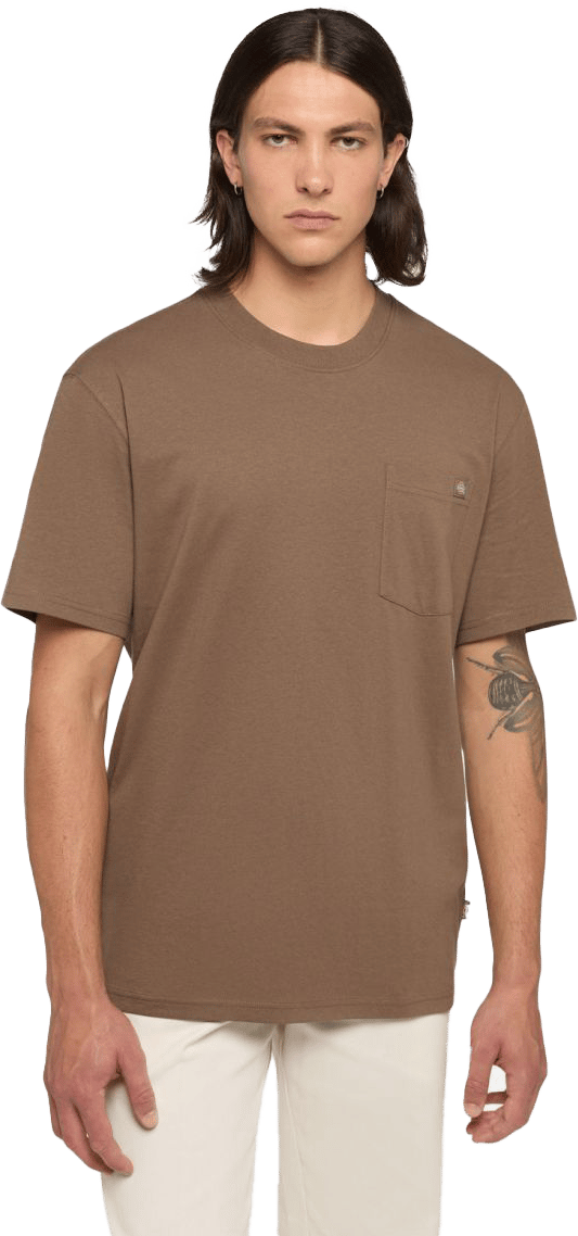 Dickies Men's Luray Short Sleeve Pocket Tee Mushroom Dickies