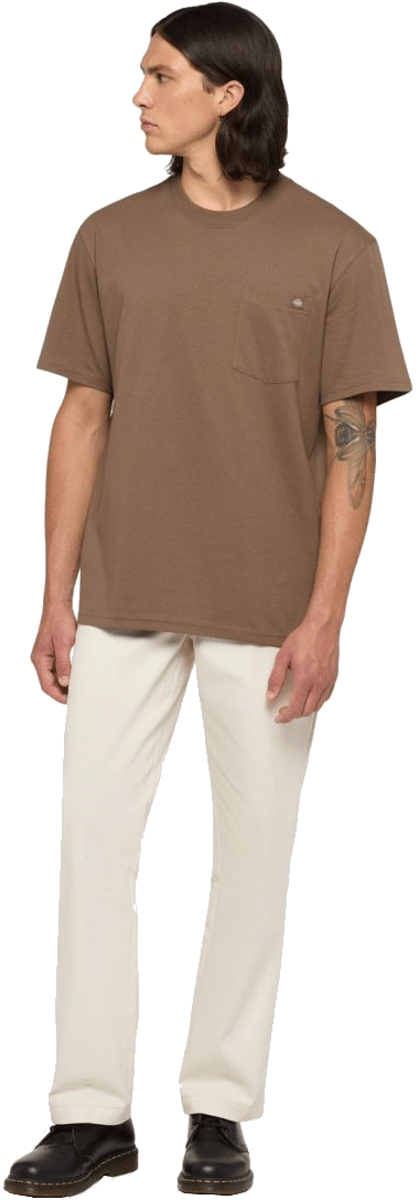 Dickies Men's Luray Short Sleeve Pocket Tee Mushroom Dickies