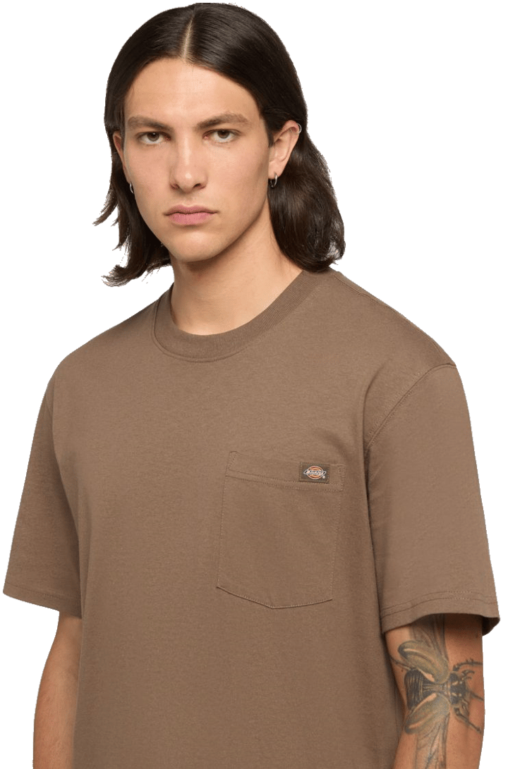 Dickies Men's Luray Short Sleeve Pocket Tee Mushroom Dickies