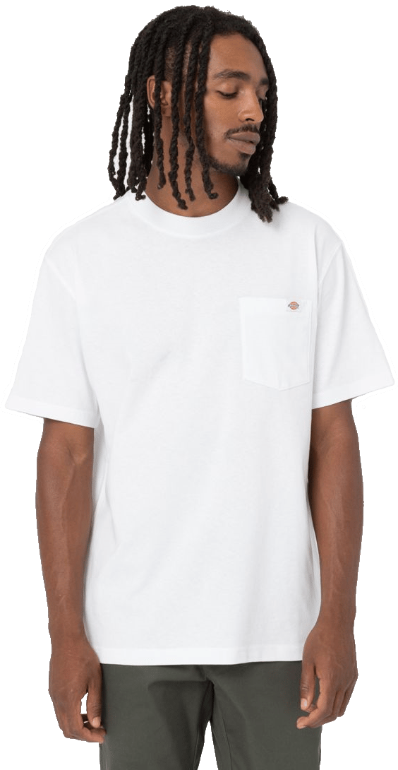 Dickies Men's Luray Short Sleeve Pocket Tee White Dickies