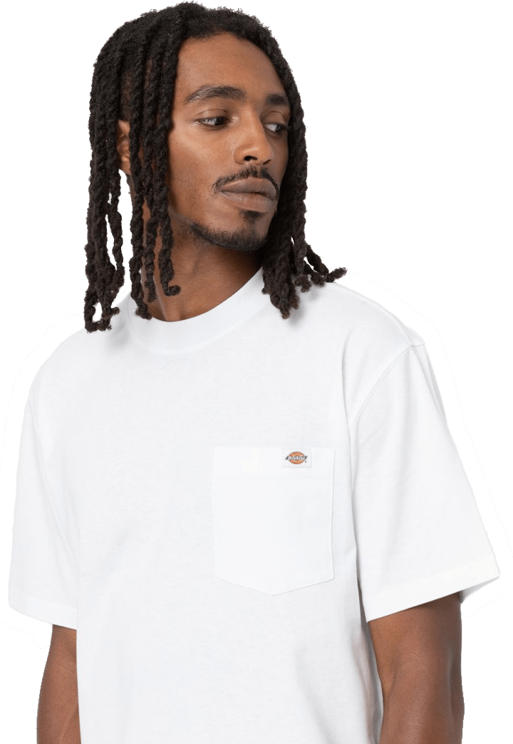 Dickies Men's Luray Short Sleeve Pocket Tee White Dickies