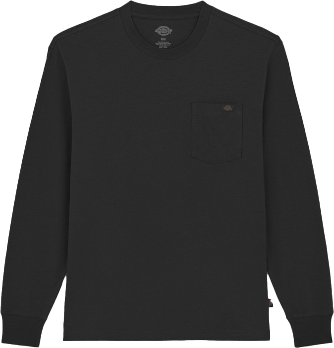 Dickies Men’s Luray Long Sleeve Pocket T-Shirt Black