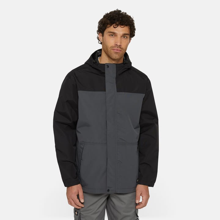 Dickies Men's Waterproof Rain Jacket Charcoal Dickies