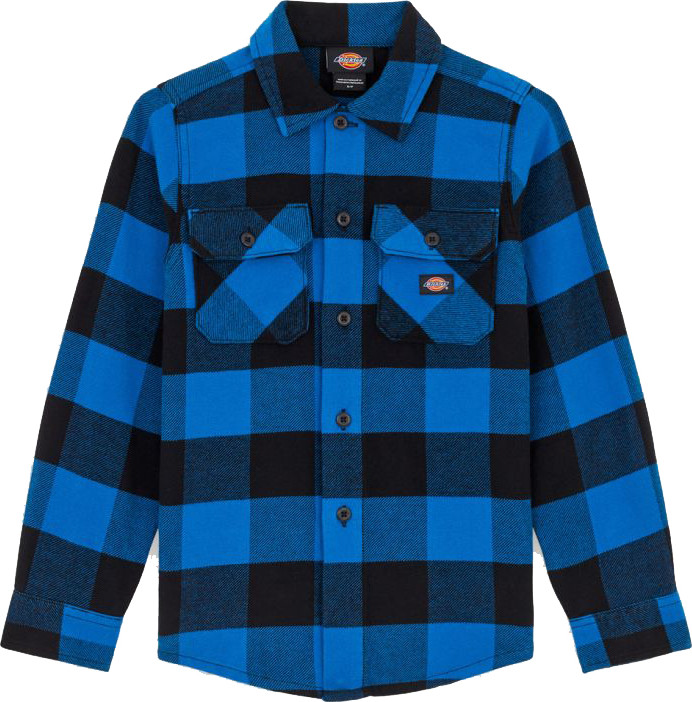 Dickies Kids' Sacramento Shirt Turkish Sea, M