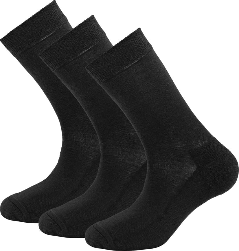 Devold Daily Merino Medium Sock 3pk Black