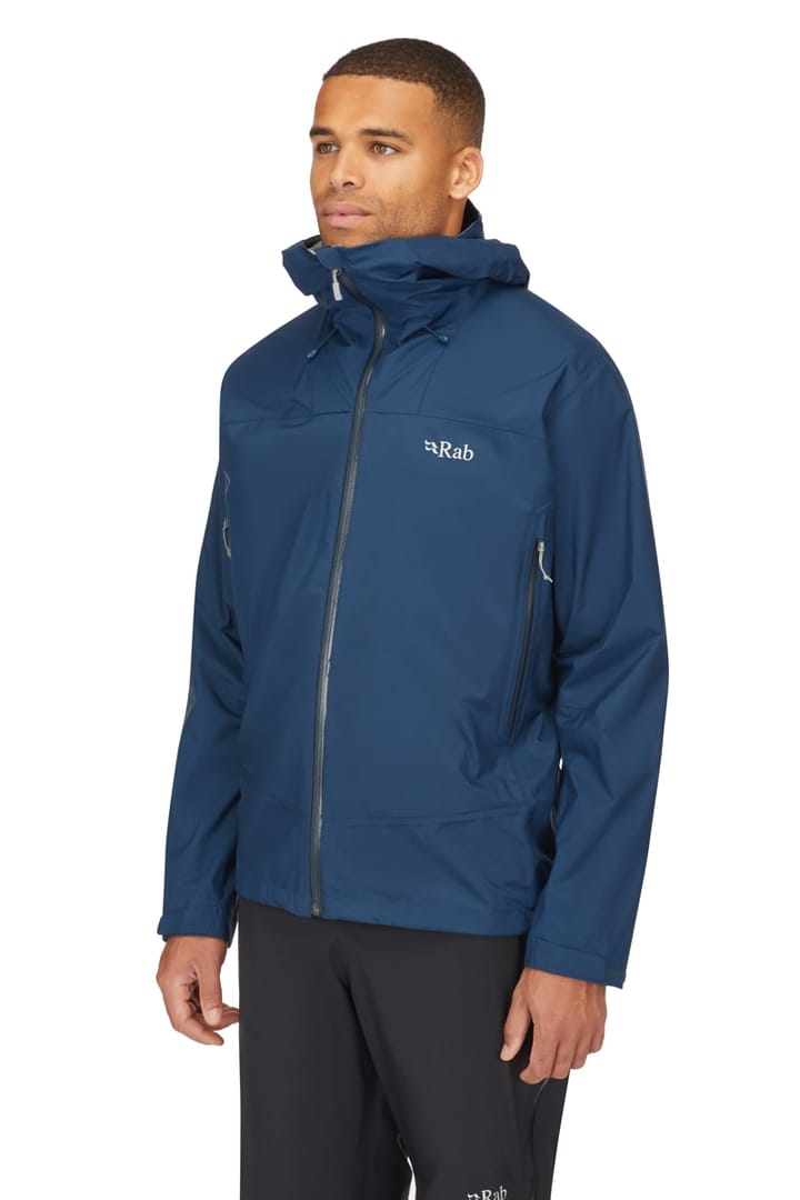 Rab Men's Downpour Plus 2.0 Jacket Tempest Blue Rab