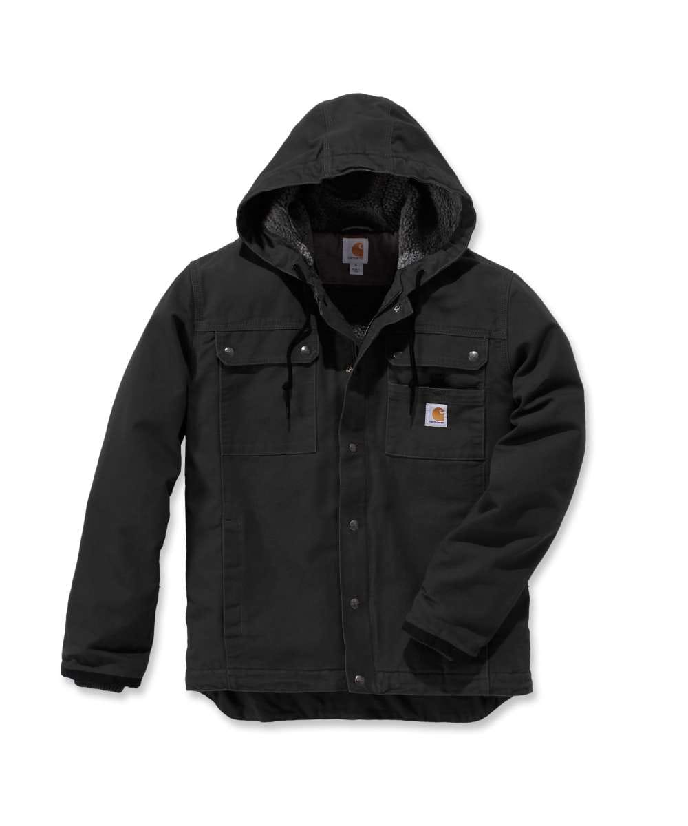 carhartt jacket black hooded