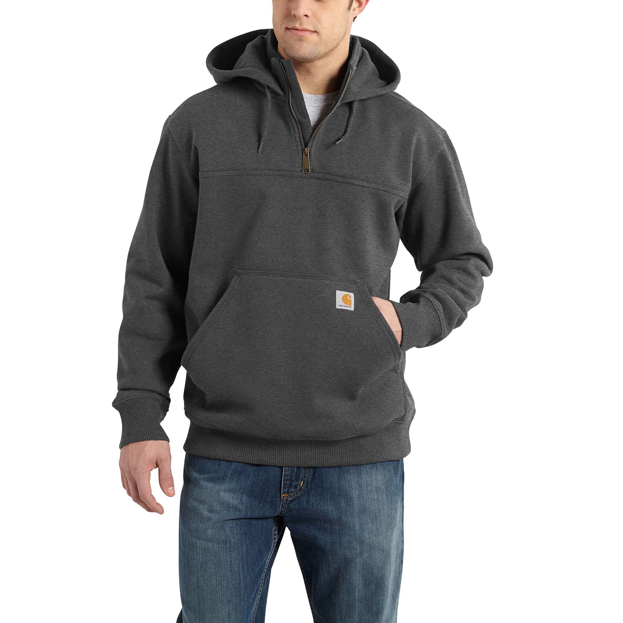 Carhartt Men’s Heavyweight Quarter-Zip Sweatshirt Carbon Heather