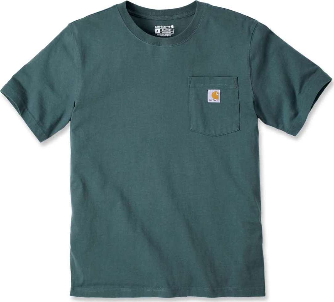 Carhartt Men’s K87 Pocket Short Sleeve T-Shirt Frosted Balsam