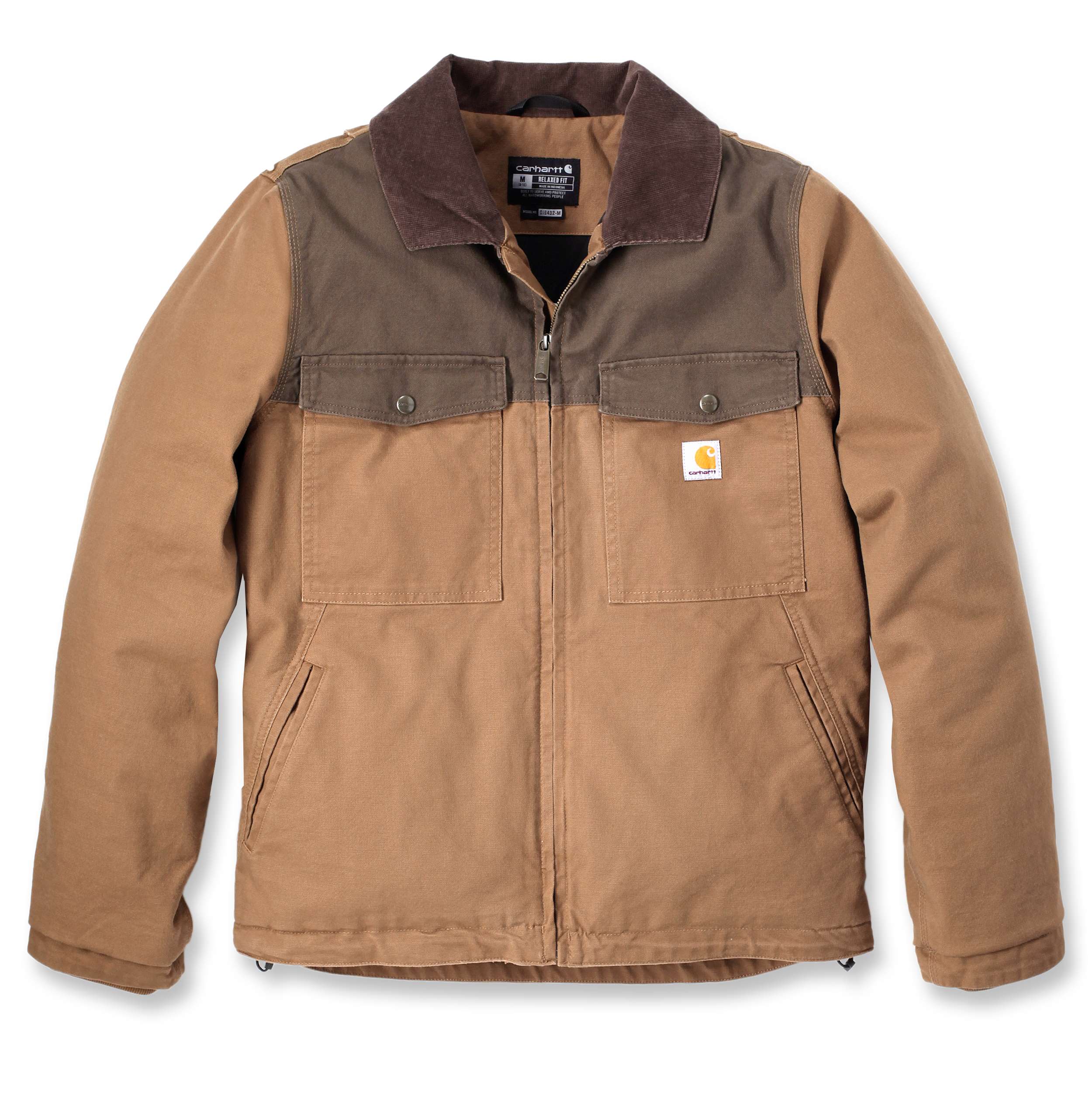 Carhartt Men’s Montana Duck Insulated Jacket Carhartt Brown/coffee