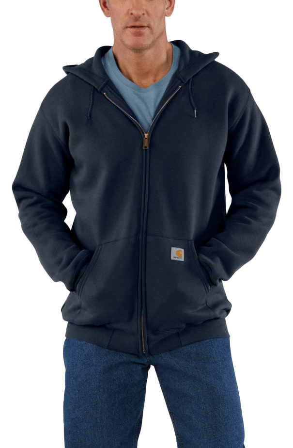 Carhartt Men’s Zip Hooded Sweatshirt New Navy