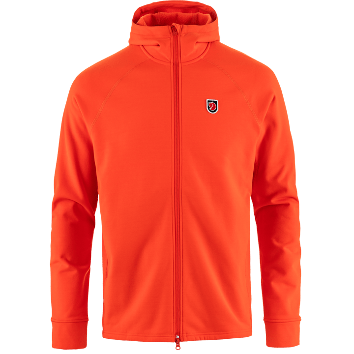 Fjällräven Men's Expedition Fleece Hoodie Flame Orange Fjällräven