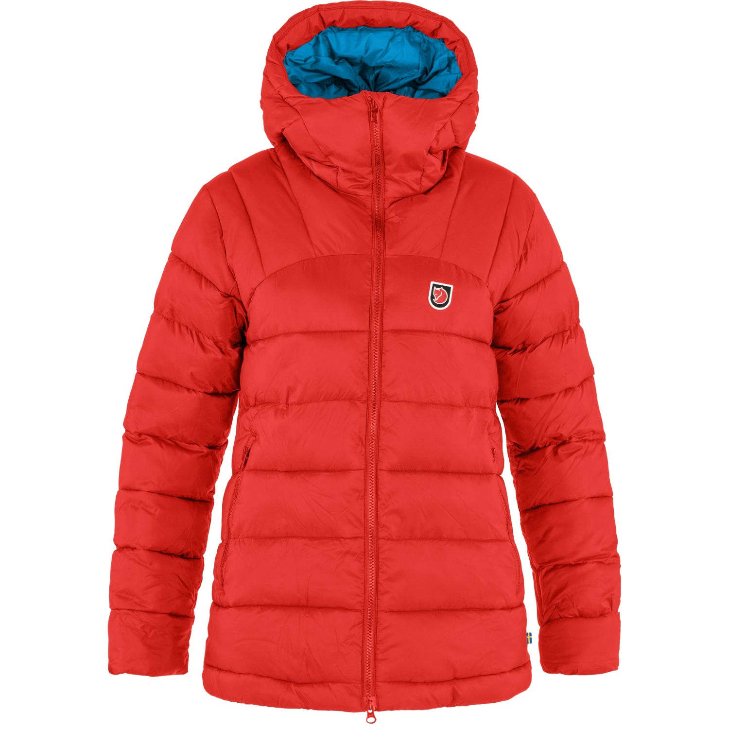 Fjällräven Women’s Expedition Mid Winter Jacket True Red-Un Blue