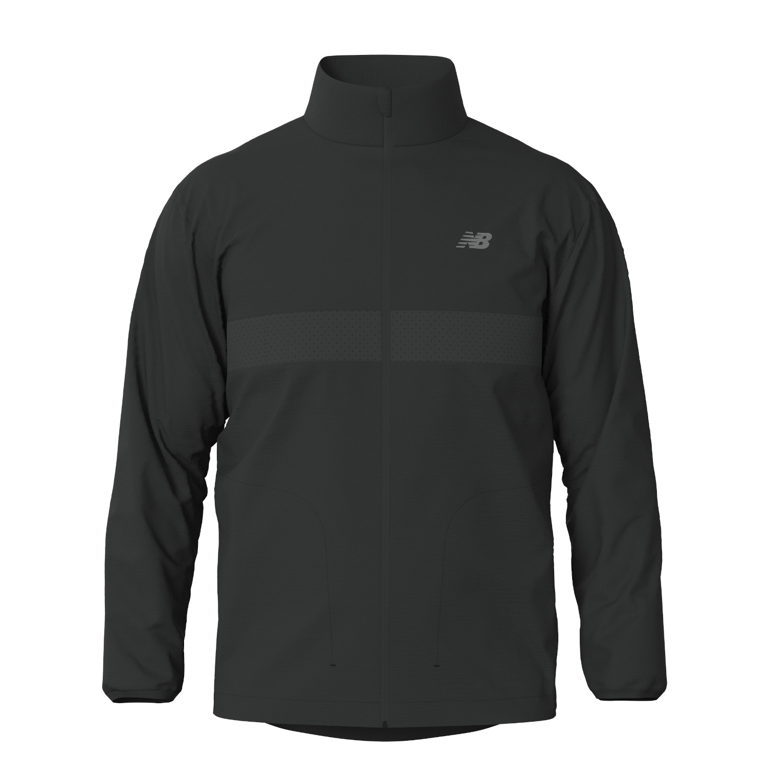 New Balance Men’s Athletics Reflective Packable Jacket Blacktop