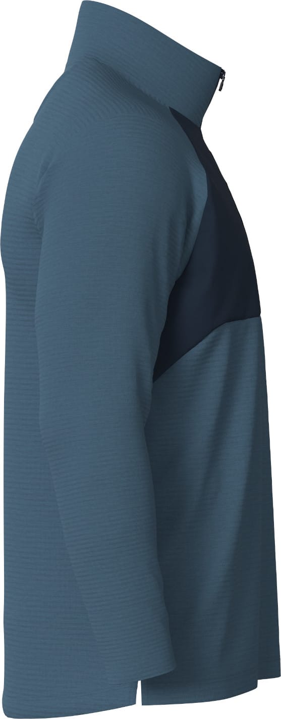 New Balance Men's Athletics Heat Grid 1/2 Zip Heather Blue New Balance