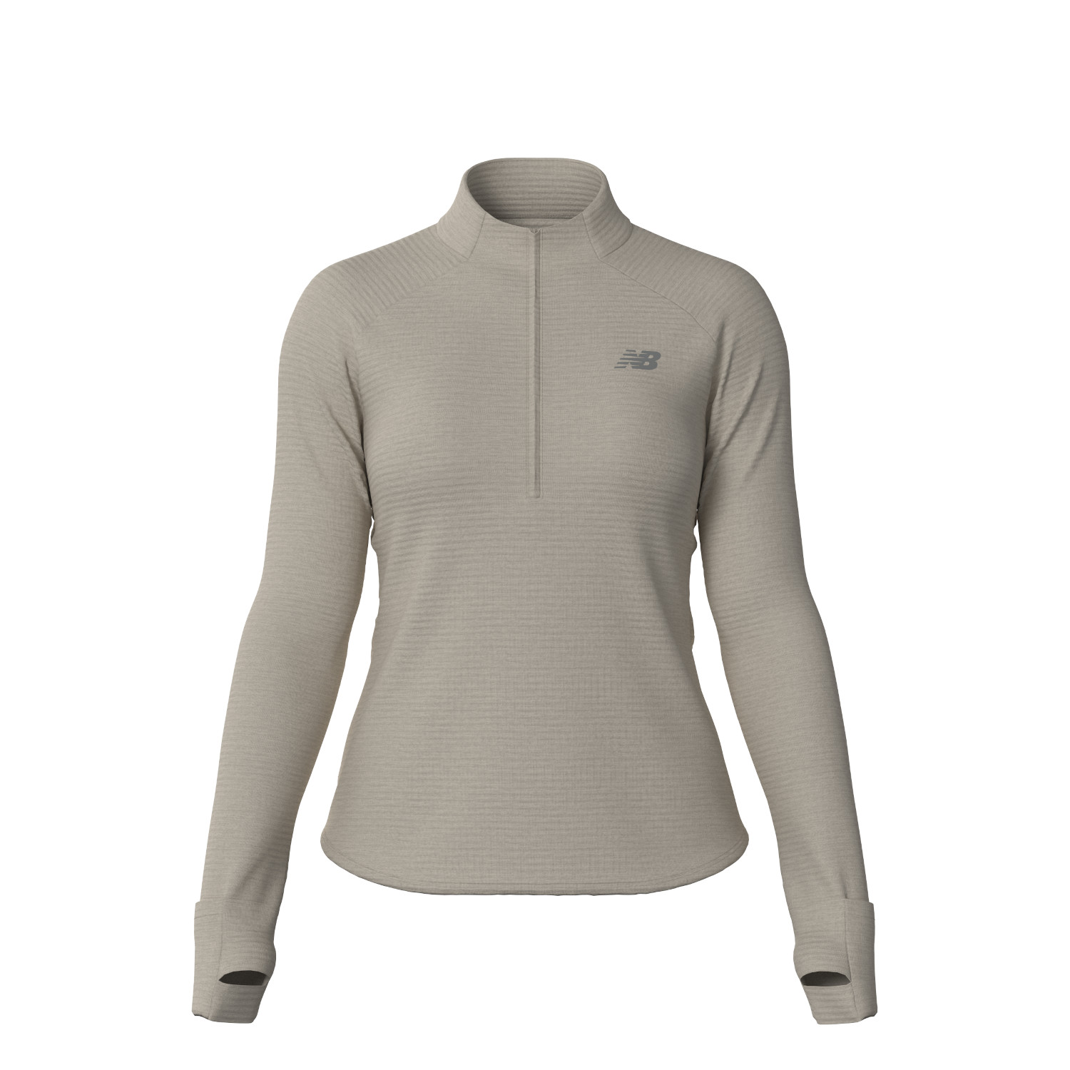 New Balance Women’s Athletics Heat Grid Half Zip Linen Heather