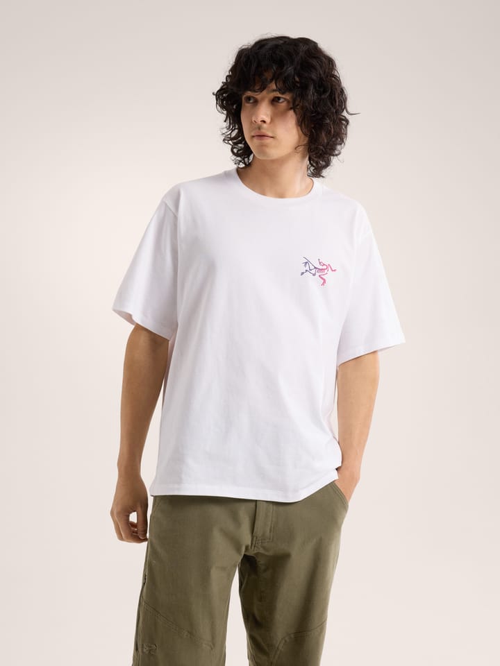 Kragg Cotton Logo SS M White Light / Multi Arc'teryx