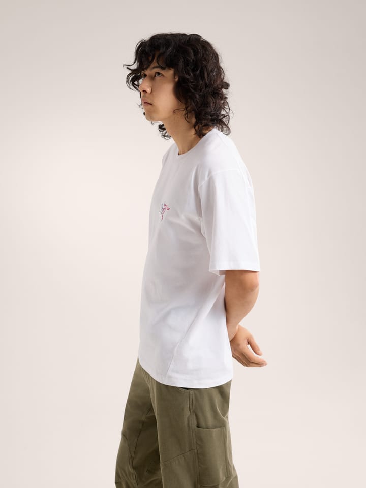 Kragg Cotton Logo SS M White Light / Multi Arc'teryx