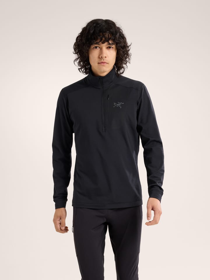 Arc'teryx Rho Lt Zip Neck Men'S Black Arc'teryx