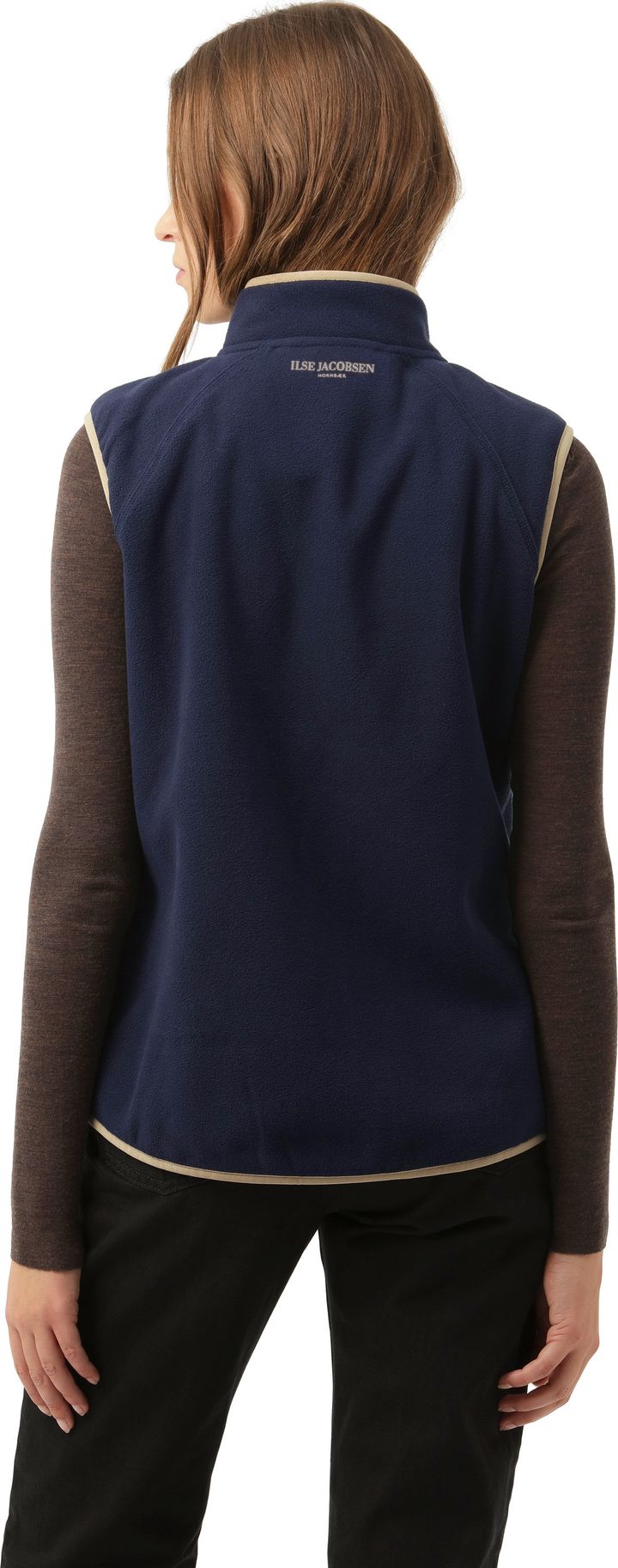 Ilse Jacobsen Women's Fleece Vest Navy Ilse Jacobsen