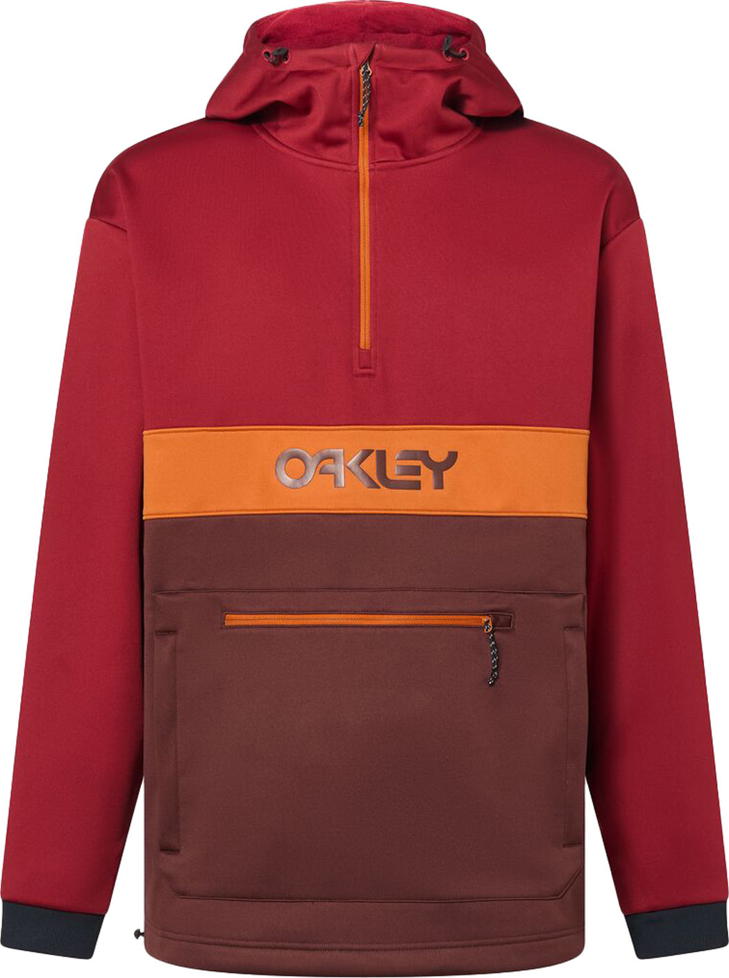 Oakley Men's Tnp Nose Grab Softshell Hoodie Grenache/iron Red, S