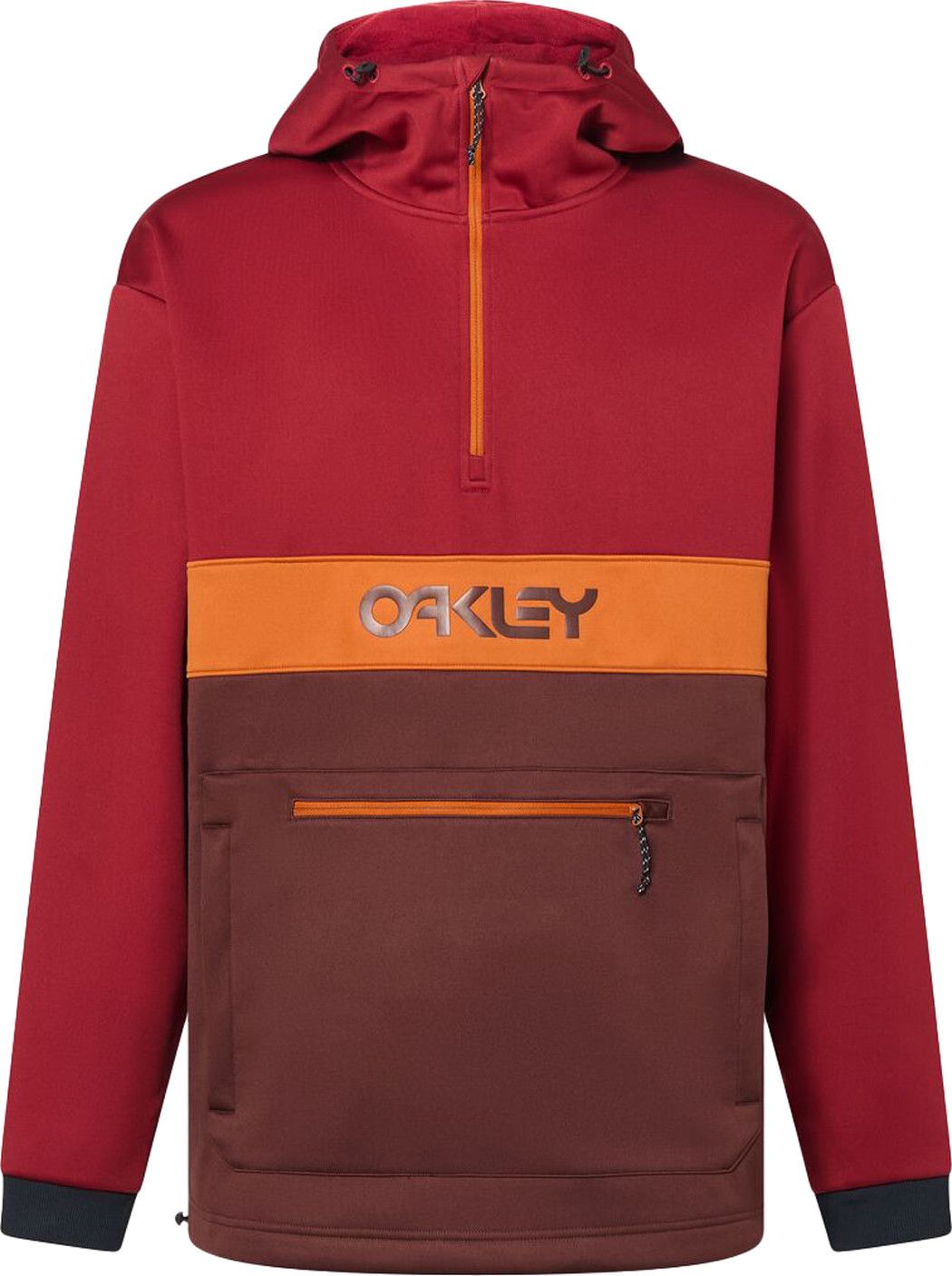 Oakley Men's Tnp Nose Grab Softshell Hoodie Grenache/iron Red