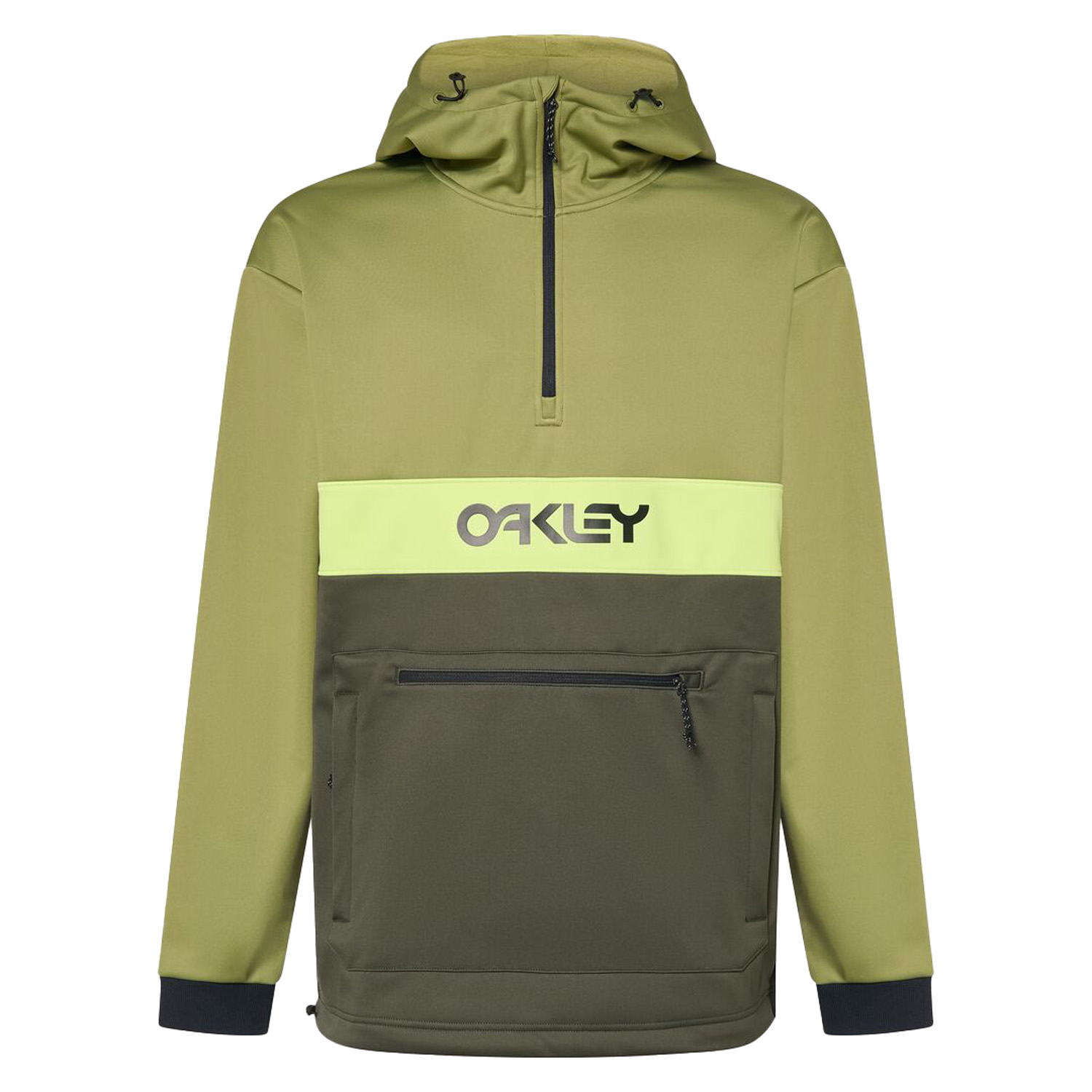 Oakley Men’s Tnp Nose Grab Softshell Hoodie New Dark Brush/fern